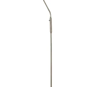 Sandnes golvlampa stålfärgad